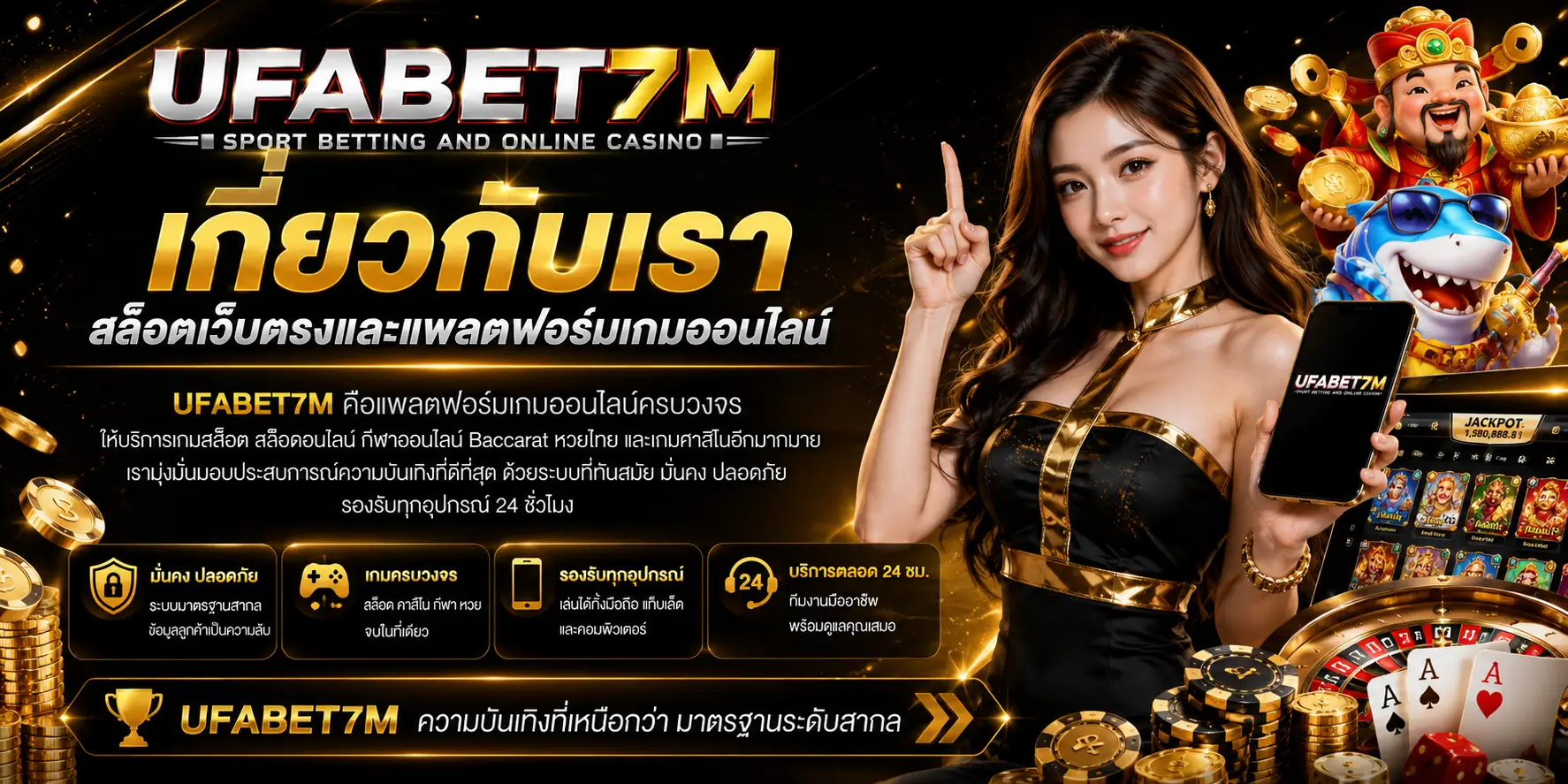 เกี่ยวกับเรา ufabet7m สล็อตเว็บตรงและแพลตฟอร์มเกมออนไลน์